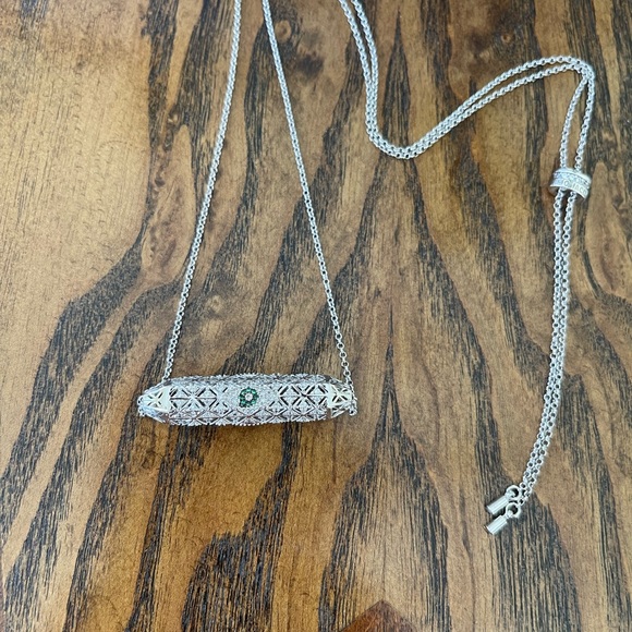 Evil Eye Spinner Necklace - Picture 8 of 9